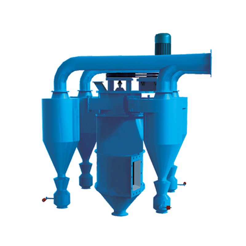 Dual-rotor powder classifier